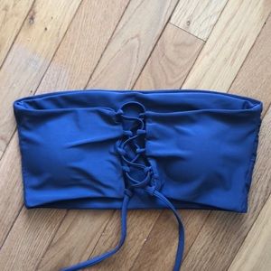 Navy Blue Shein Bikini Top